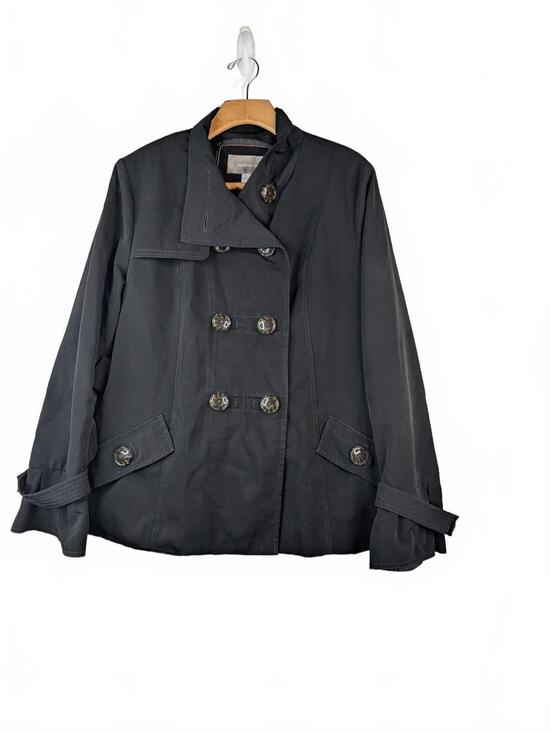 croft & barrow Jackets & Blazers - Croft & Barrow Women's Double-Breasted Black Jacket XL